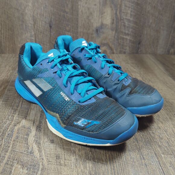 Babolat Jet Mach II Men’s All Court Tennis Shoes Size 11 Blue Athletic Sneaker - Picture 1 of 13